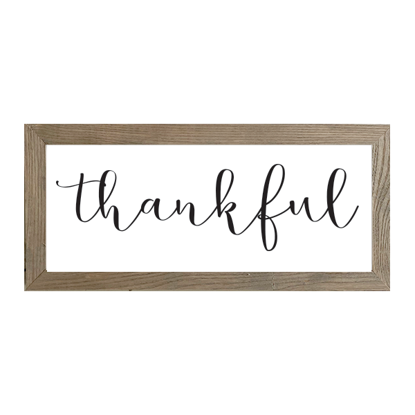 16x7 Thin Oak | White Canvas