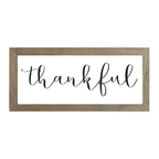 16x7 Thin Oak | White Canvas