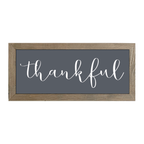 16x7 Thin Oak | Charcoal Canvas