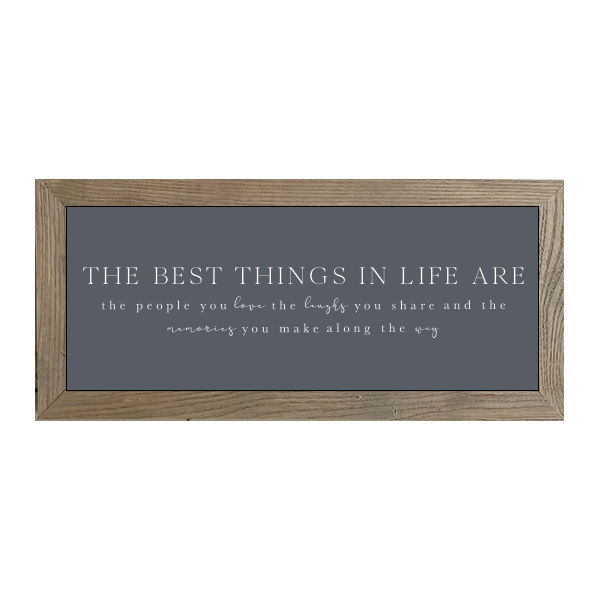 16x7 Thin Oak | Charcoal Canvas