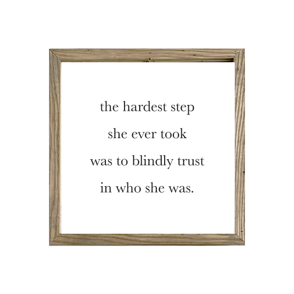 16x16 Thin Oak | White Canvas