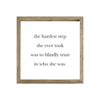 16x16 Thin Oak | White Canvas