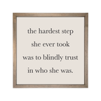 24x24 Thin Oak | Natural Canvas