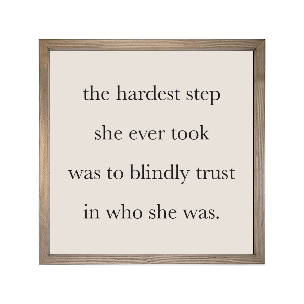 24x24 Thin Oak | Natural Canvas