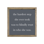 16x16 Thin Oak | Charcoal Canvas