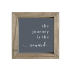 8x8 Thin Oak | Charcoal Canvas