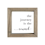 8x8 Thin Oak | White Canvas