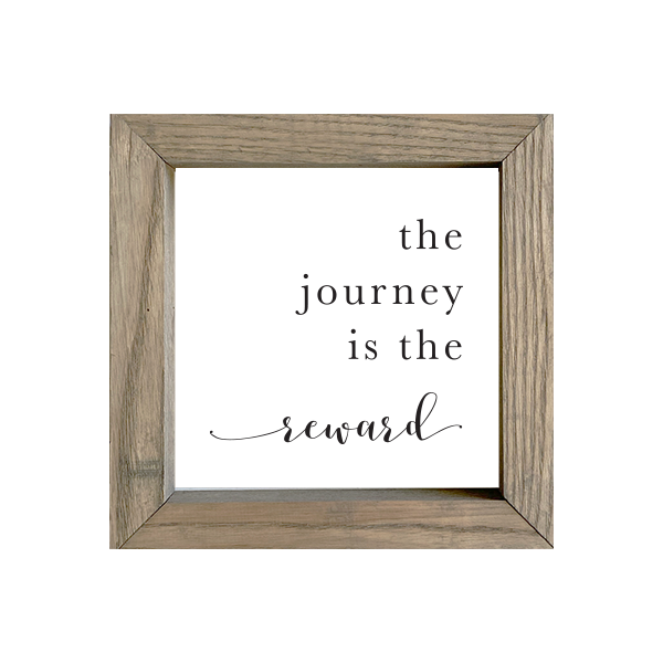 8x8 Thin Oak | White Canvas