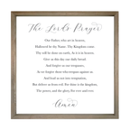 28x28 Thin Oak | Natural Canvas