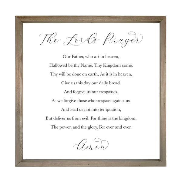 28x28 Thin Oak | Natural Canvas