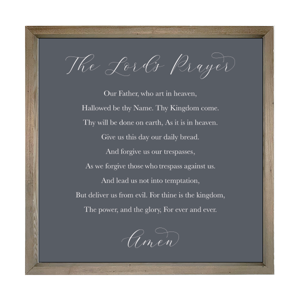 28x28 Thin Oak | Natural Canvas