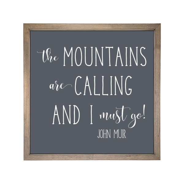 24x24 Thin Oak | Charcoal Canvas