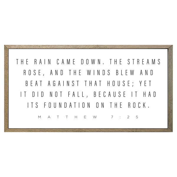 35x18 Thin Oak | White Canvas