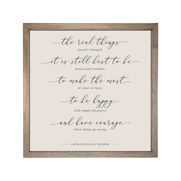 24x24 Thin Oak | Natural Canvas