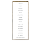 24x60 Thin Oak | Natural Canvas