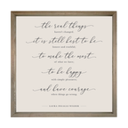 28x28 Thin Oak | Natural Canvas