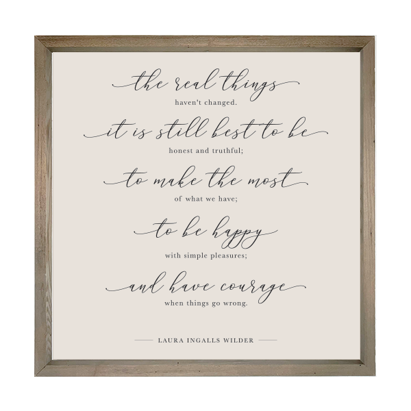 28x28 Thin Oak | Natural Canvas