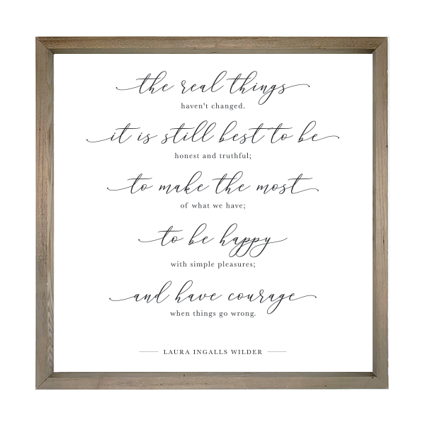 28x28 Thin Oak | Natural Canvas