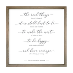 28x28 Thin Oak | Natural Canvas