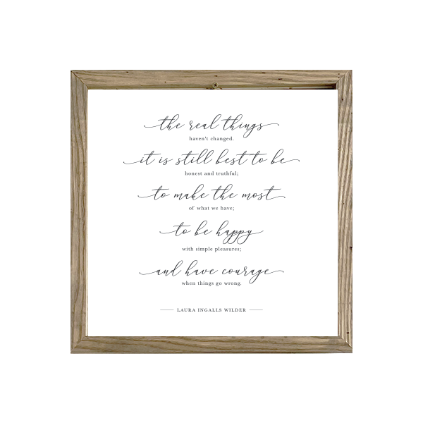 16x16 Thin Oak | White Canvas