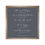 24x24 Thin Oak | Charcoal Canvas