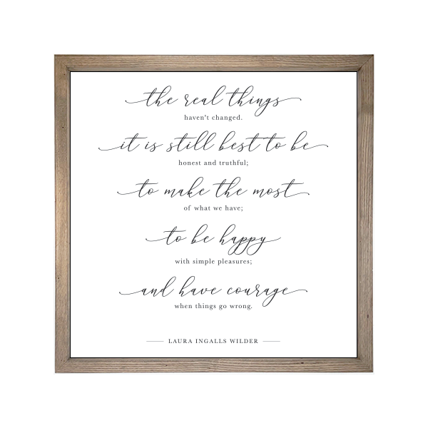 24x24 Thin Oak | White Canvas