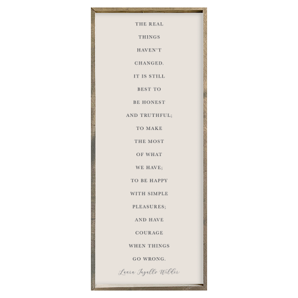 24x60 Thin Oak | Natural Canvas