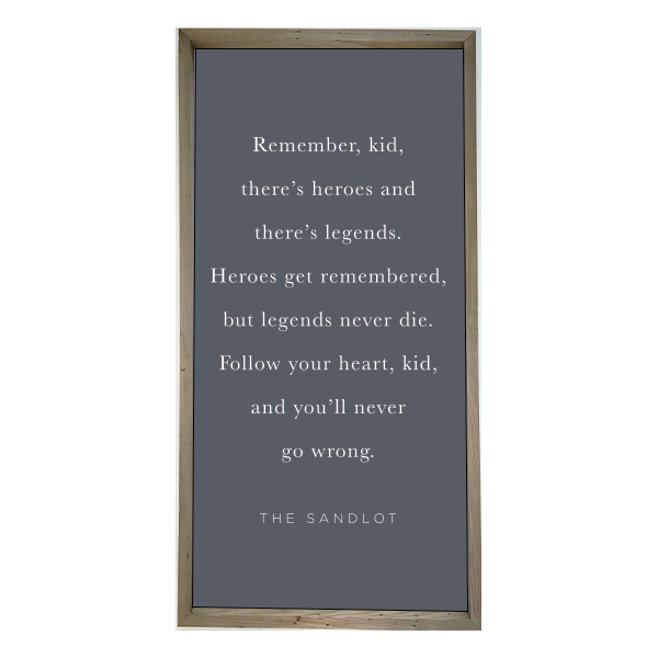 24x48 Thin Oak | Charcoal Canvas