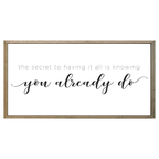 35x18 Thin Oak | White Canvas