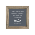 8x8 Thin Oak | Charcoal Canvas