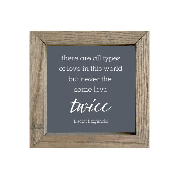 8x8 Thin Oak | Charcoal Canvas