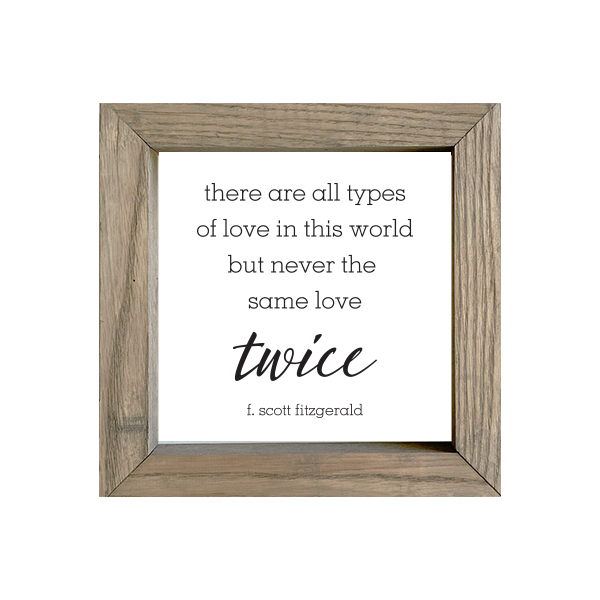 8x8 Thin Oak | White Canvas