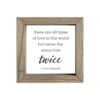 8x8 Thin Oak | White Canvas