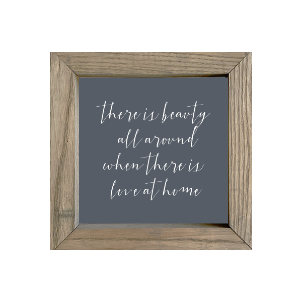 8x8 Thin Oak | Charcoal Canvas