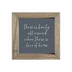 8x8 Thin Oak | Charcoal Canvas