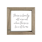 8x8 Thin Oak | White Canvas