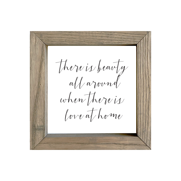 8x8 Thin Oak | White Canvas