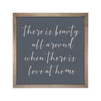 24x24 Thin Oak | Charcoal Canvas