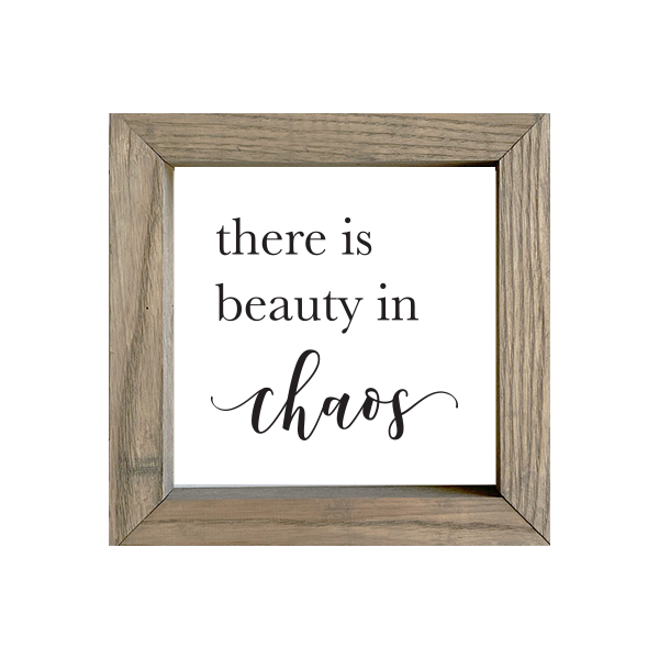 8x8 Thin Oak | White Canvas