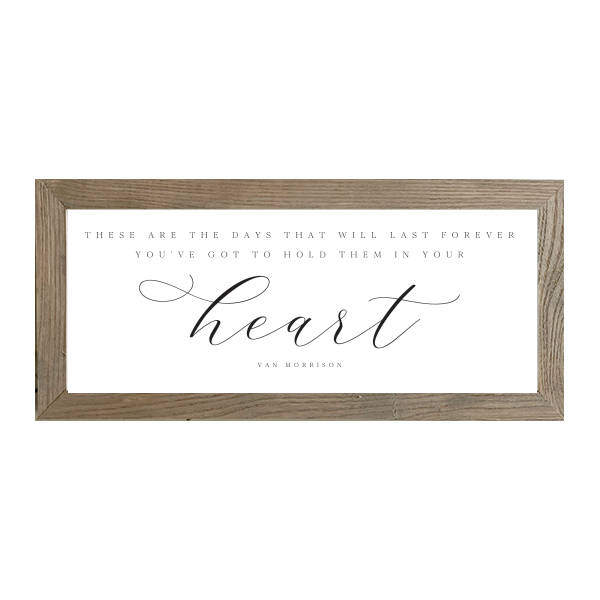 16x7 Thin Oak | White Canvas