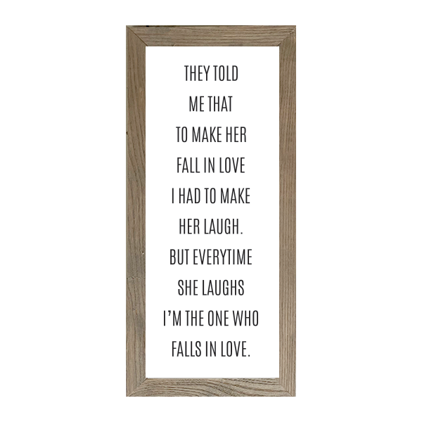 16x7 Thin Oak | White Canvas