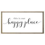 35x18 Thin Oak | White Canvas