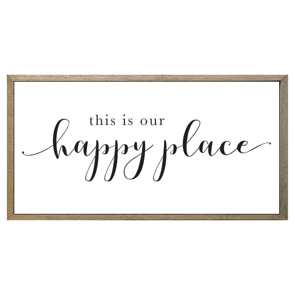 35x18 Thin Oak | White Canvas