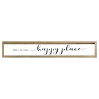 41x7 Thin Oak | White Canvas