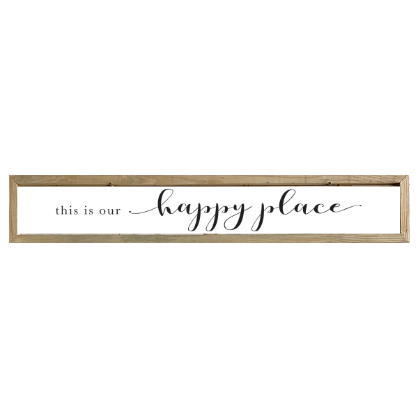 41x7 Thin Oak | White Canvas