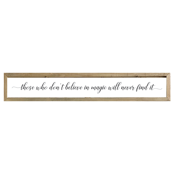 41x7 Thin Oak | White Canvas