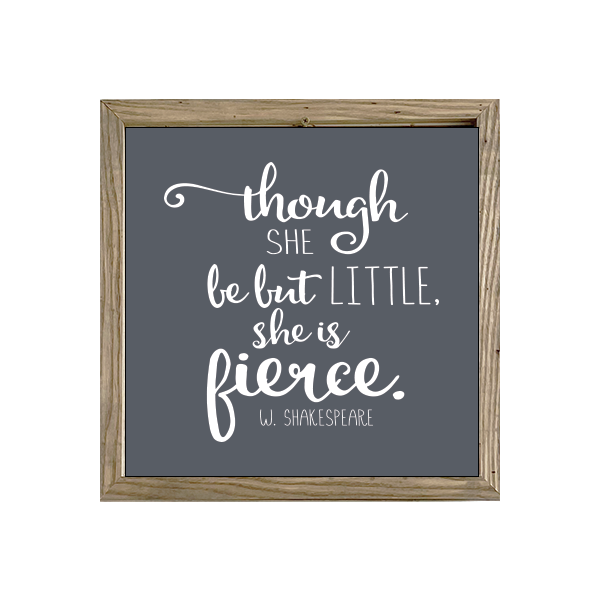 16x16 Thin Oak | Charcoal Canvas