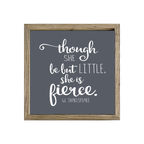 16x16 Thin Oak | Charcoal Canvas