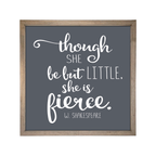 24x24 Thin Oak | Charcoal Canvas