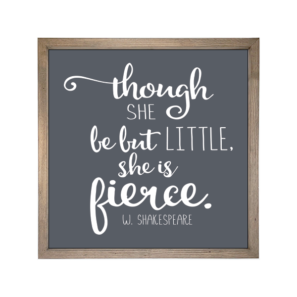 24x24 Thin Oak | Charcoal Canvas